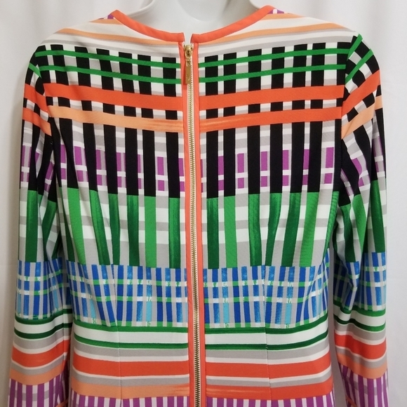 Eliza J Multicolor Striped Dress Size 6 - Picture 12 of 14